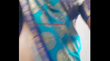 indian transparent saree boobs shaking
