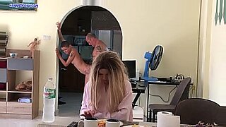 brother and sister caught fucking and mom in bathroom