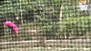 indian teen pissing in forest naked pussyin