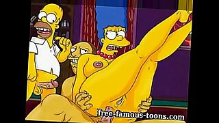 marge and homer lisa bart cartoon