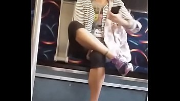 touching pussy in the bus
